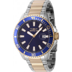 Invicta Men's 46142 Pro Diver Quartz 3 Hand Blue Dial Watch