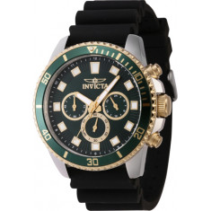 Invicta Men's 46127 Pro Diver Quartz Chronograph Green Dial Watch