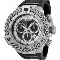 Invicta Men's 35577 Bolt Quartz Chronograph Silver, Black Dial Watch