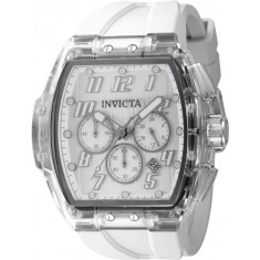 Invicta Men's 45481 S1 Rally Quartz Chronograph Transparent Dial Watch