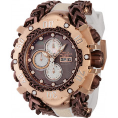 Invicta Men's 44573 Masterpiece Automatic Multifunction Brown, White Dial Watch