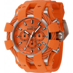 Invicta Men's 45167 Bolt  Quartz Chronograph Orange Dial Watch