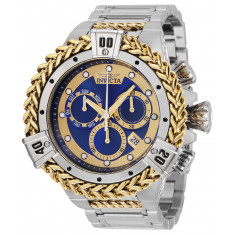 Invicta Men's 35565 Bolt Quartz Chronograph Gold, Blue Dial Watch