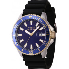Invicta Men's 46133 Pro Diver Quartz 3 Hand Blue Dial Watch