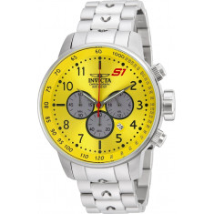 Invicta Men's 23085 S1 Rally  Quartz Chronograph Yellow Dial Watch