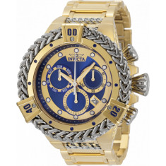 Invicta Men's 35573 Bolt Quartz Chronograph Gold, Blue Dial Watch
