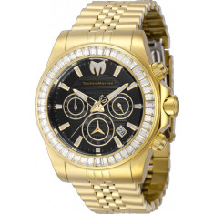 Technomarine Men's TM-222021 Manta  Quartz Chronograph Black Dial Watch