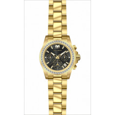 Technomarine Women's TM-222013 Manta  Quartz Chronograph Black Dial Watch