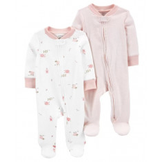 Kit Pijama 2 peças - Macacão - Carter's - Tamanho 3M - Estilo 1N723810