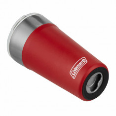 Copo cor vermelho  Térmico em Inox - Coleman 600ml - Sem canudo