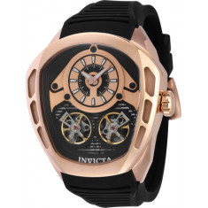 Invicta Men's 43863 Akula Automatic Multifunction Black, Rose Gold Dial Watch