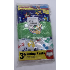 Cueca Infantil - Tamanho 3 anos - Disney Mickey - Kit com 3