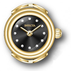 Invicta Women's 44482 Mini Quartz 2 Hand Black Dial Watch