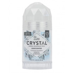 Crystal - Desodorante mineral em bastão unissex sem perfume 120g