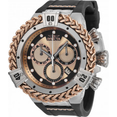 Invicta Men's 35583 Bolt Quartz Chronograph Black, Rose Gold Dial Watch