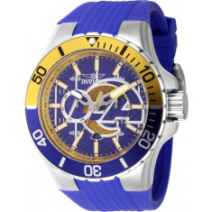 Invicta Men's 45405 NFL Los Angeles Rams Quartz Multifunction Blue Dial Watch