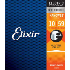 Electric Elixir 7-String Guitar Strings, Light/Heavy 10-59