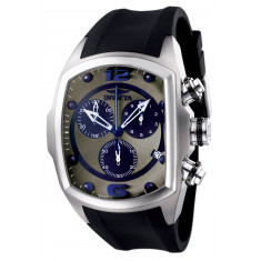 Invicta Men's 6101 Lupah Quartz Chronograph Blue, Gunmetal Dial Watch