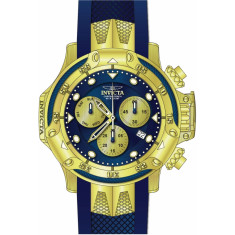 Invicta Men's 26966 Subaqua Quartz Chronograph Blue, Gold Dial Watch