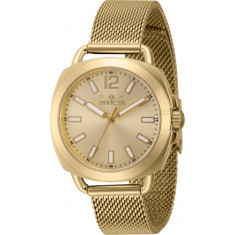 Invicta Women's 46338 Wildflower Quartz 3 Hand Gold Dial Watch