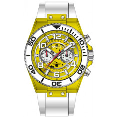 Invicta Men's 44376 Speedway Quartz Multifunction Yellow Dial Watch