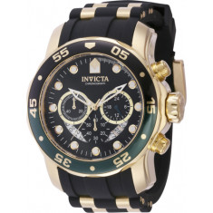 Invicta Men's 44522 Pro Diver Quartz Chronograph Black Dial Watch