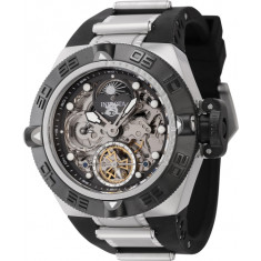 Invicta Men's 43909 Subaqua Automatic 2 Hand Silver, Black Dial Watch