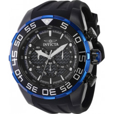 Invicta Men's 37715 Speedway Quartz Multifunction Black, Blue Dial Watch