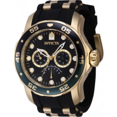 Invicta Men's 46969 Pro Diver Quartz Chronograph Black Dial Watch
