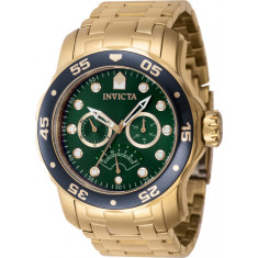 Invicta Men's 46998 Pro Diver Quartz Chronograph Green Dial Watch