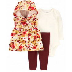 Conjunto 3 peças - Carter's (Tam: 24m) Estilo:1N958710)