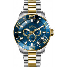 Invicta Men's 45760 Pro Diver  Quartz Multifunction Blue Dial Watch
