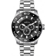 Invicta Men's 45756 Pro Diver  Quartz Multifunction Black Dial Watch