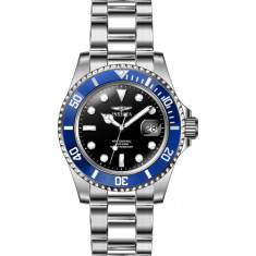 Invicta Men's 43502 Pro Diver Quartz 3 Hand Black Dial Watch