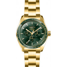 Invicta Men's 45963 Specialty  Quartz Chronograph Green Dial Watch