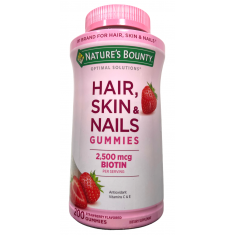 Vitamina - Hair, Skin & Nails 2.500mcg biotina - 200 gummies
