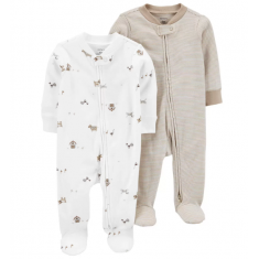 Pijama Infantil - Tamanho 9m - Carters - Kit com 2