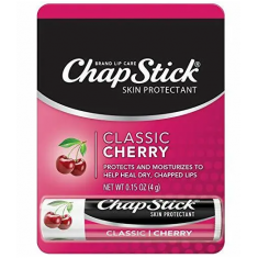 Chapstick - Classic Cherry Skin Protectant Flavored Lip Balm 0.15
