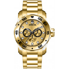 Invicta Men's 45725 Pro Diver  Quartz Chronograph Gold Dial Watch