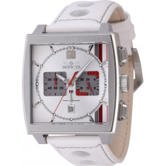 Invicta Men's 46837 S1 Rally Quartz Chronograph Silver, Grey, Red Dial Watch