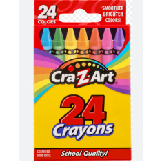 Giz de cera Cra-Z-art 24 cores