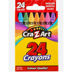 Giz de cera Cra-Z-art Crayons - 24 cores