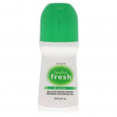 Roll On Deodorant Feminino - Avon - Avon Feelin' Fresh - 77 ml
