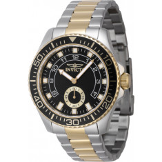 Invicta Men's 47128 Pro Diver  Quartz Multifunction Black Dial Watch