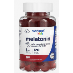 Melatonina Infantil 1mg  (120 Gummies) - Nutricost Kids (Val: 08/2025)