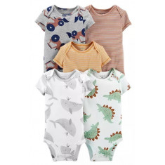 Body Infantil - Tamanho 6M - Carters - Kit com 5