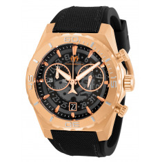 Technomarine Men's TM-519011 Reef Quartz Chronograph Transparent, Black Dial Watch