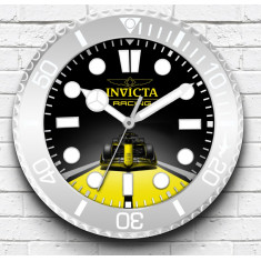 Pro Diver Wall Clock Stainless Steel