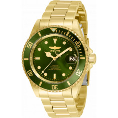 Invicta Men's 35698 Pro Diver  Automatic 3 Hand Military Green Dial Watch