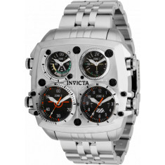 Invicta Men's 35198 Aviator  Quartz Multifunction Black, Green, Orange Dial Watch